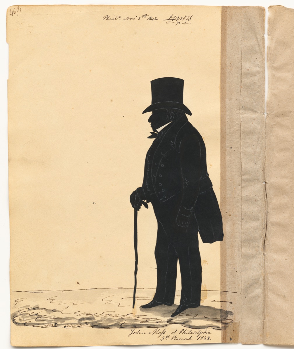 John Moss — Auguste Edouart, 1788 - 1861