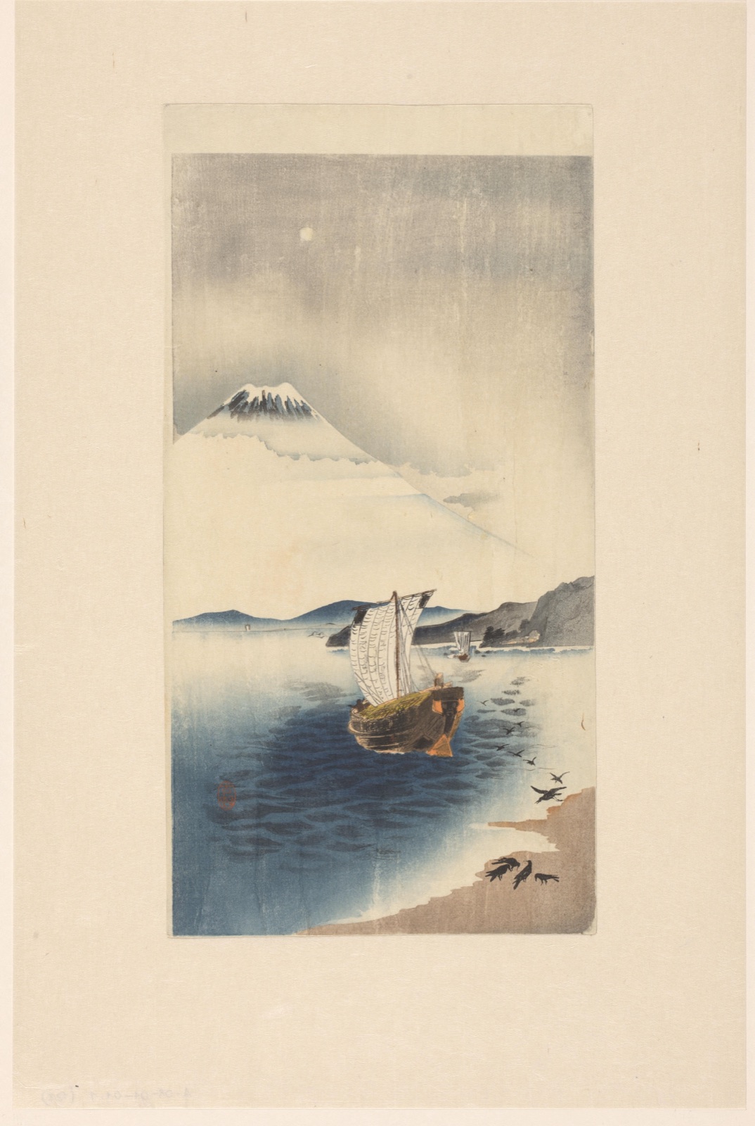 De berg Fuji — Matsuki Heikichi (publisher); Ohara Koson (printmaker)