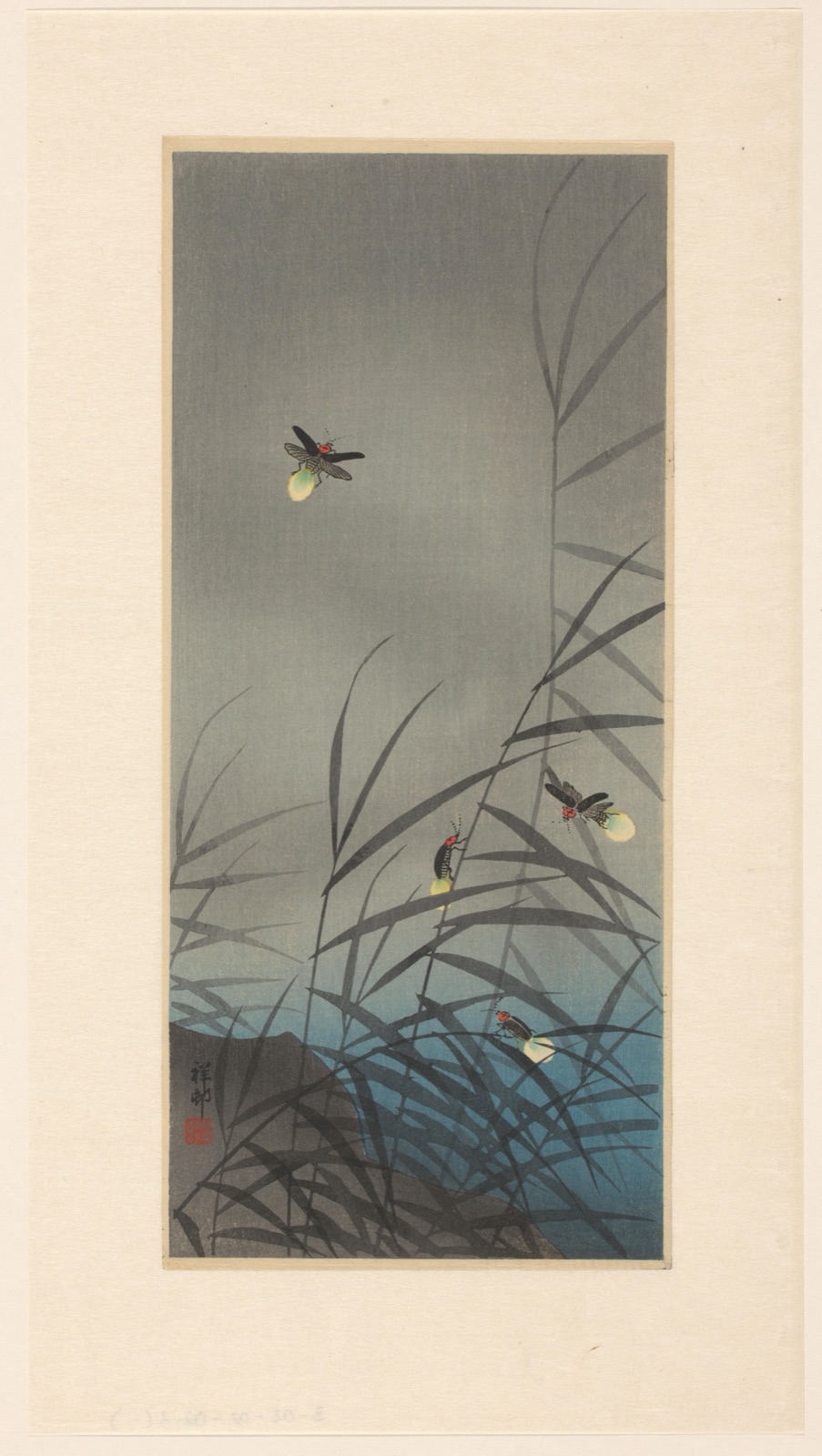 Vuurvliegjes — Watanabe Shōzaburō (publisher); Ohara Koson (printmaker)