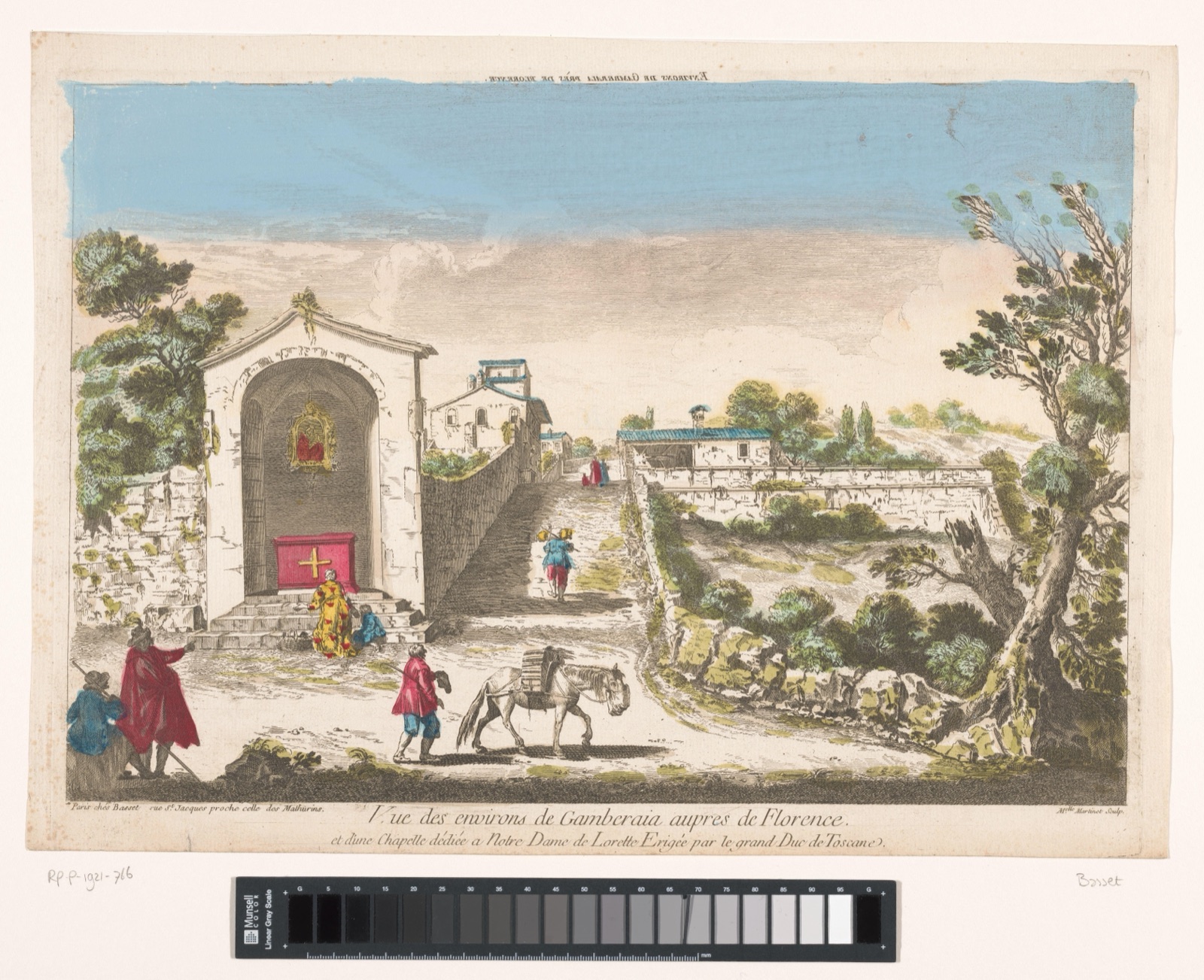 Environs de Gamberaia près de Florence — Basset (publisher); Mademoiselle Martinet (printmaker)