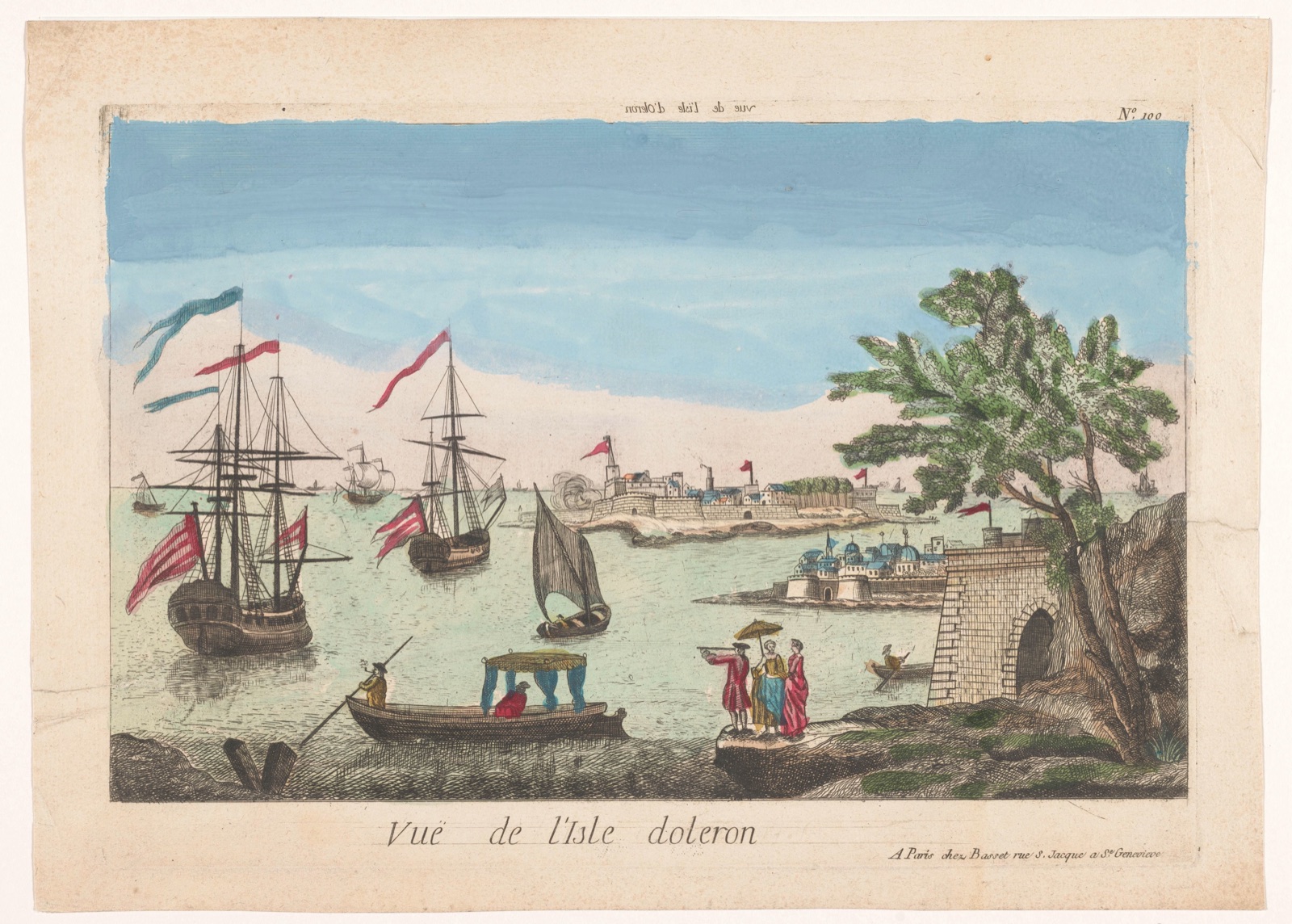 Vue de l'isle d'Oleron — Basset (publisher)