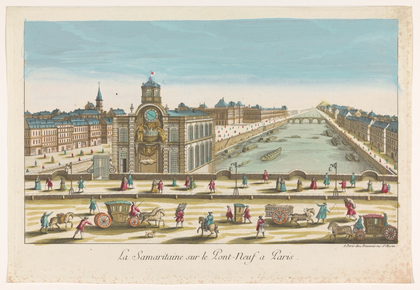 La Samaritaine sur le Pont-Neuf a Paris — Jean-François Daumont (publisher)