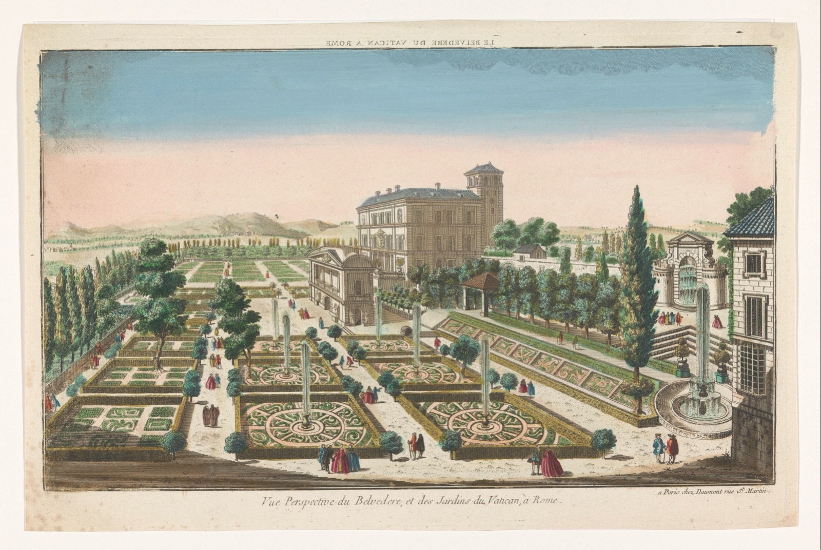 Le Belvedere du Vatican a Rome — Jean-François Daumont (publisher)