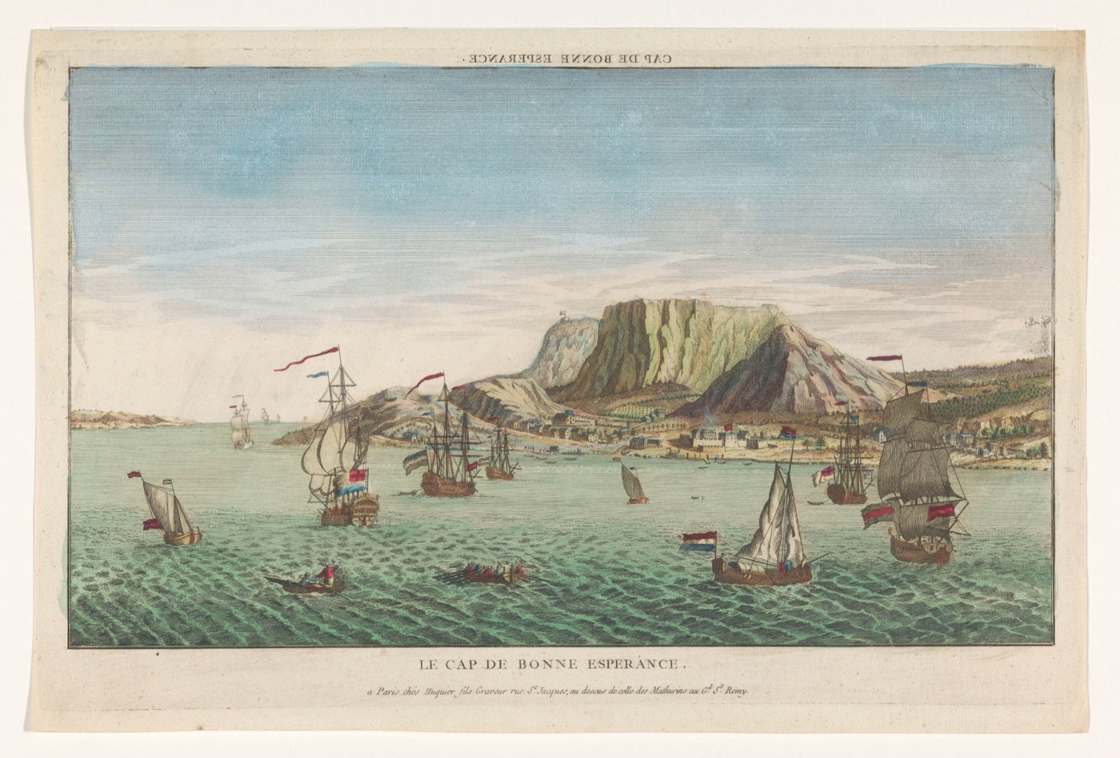 Cap de Bonne Esperance — Jacques Gabriel Huquier (publisher)