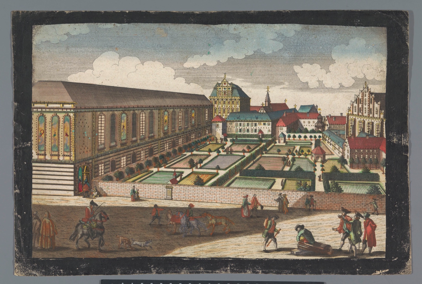 Das Könige Palatium, samt dem Capuciner und Minoritten Closter zu Breslau — Georg Balthasar Probst (possibly) (publisher)