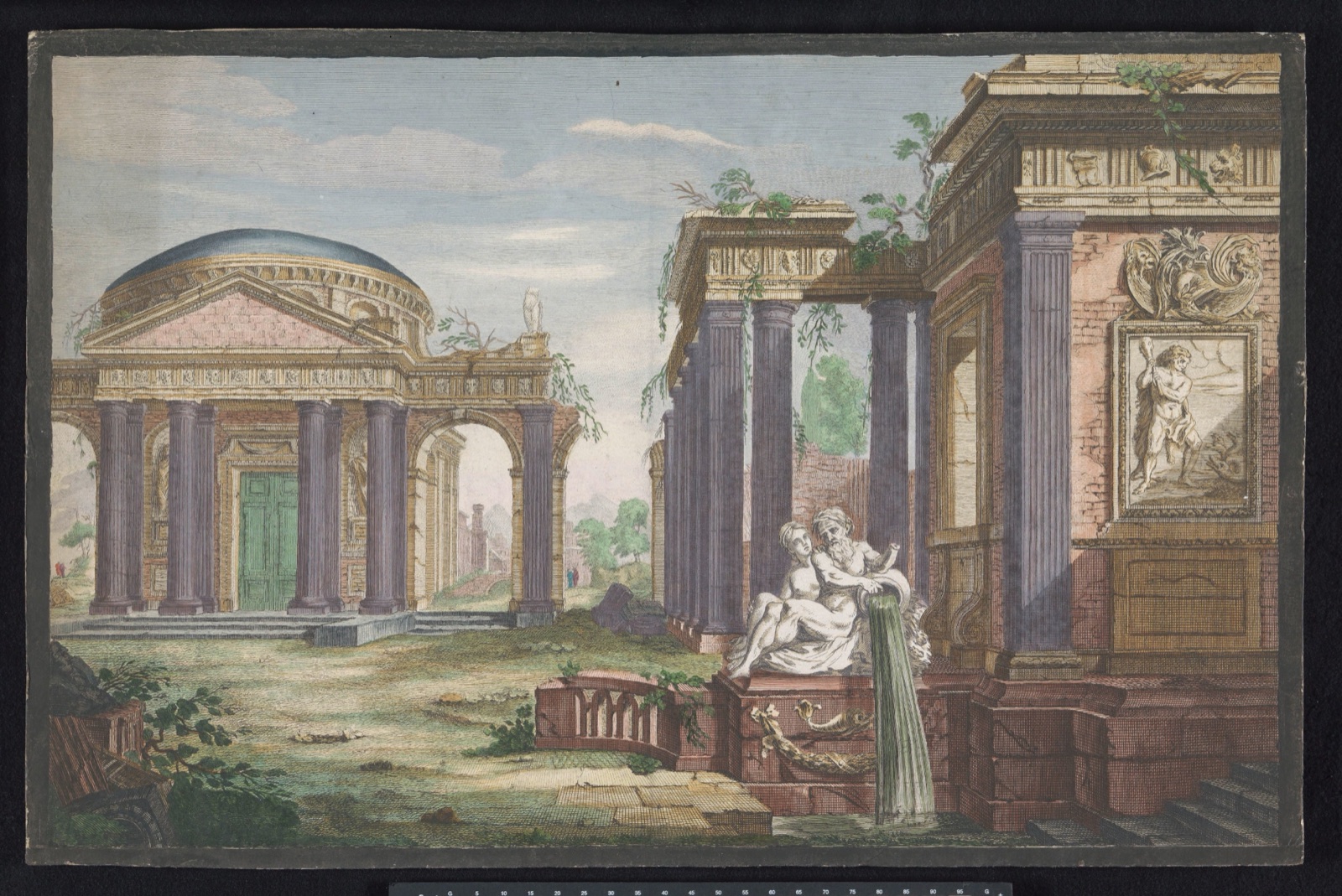 Vue d'un temple de Corinthe — François Philippe Charpentier (printmaker)