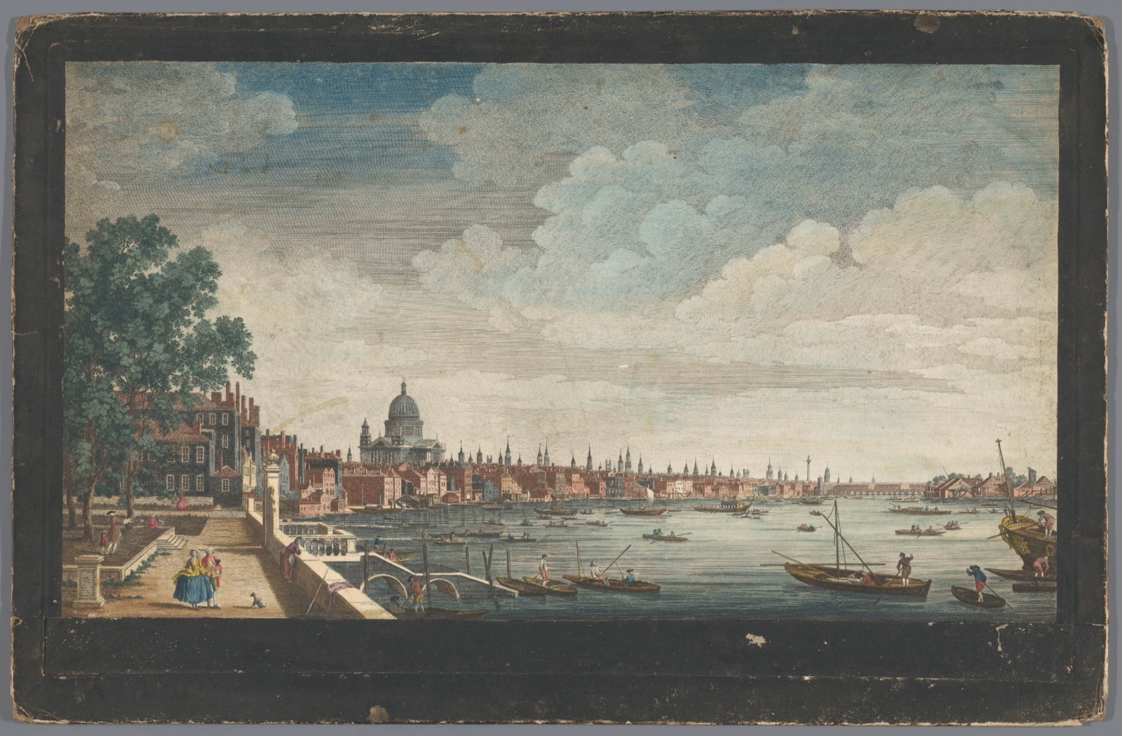 Londen — Robert Sayer (publisher); Edward Rooker (printmaker)