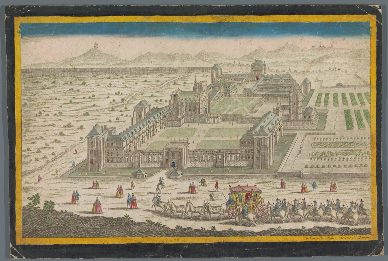 Gezicht op het Château de Vincennes — Jean-François Daumont (publisher)