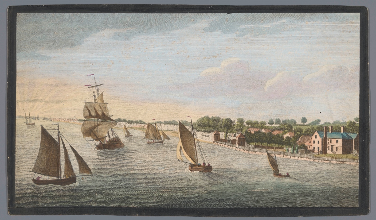 A view of Northfleet, in the county of Kent