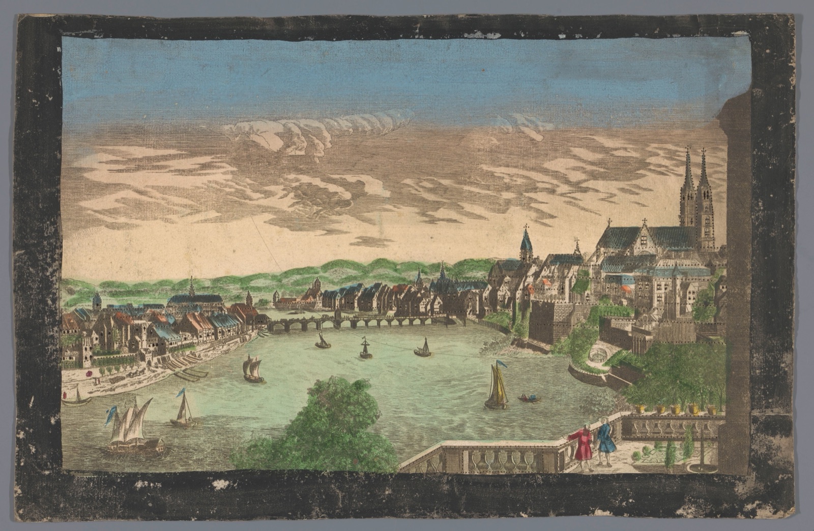 Gezicht op de stad Bazel