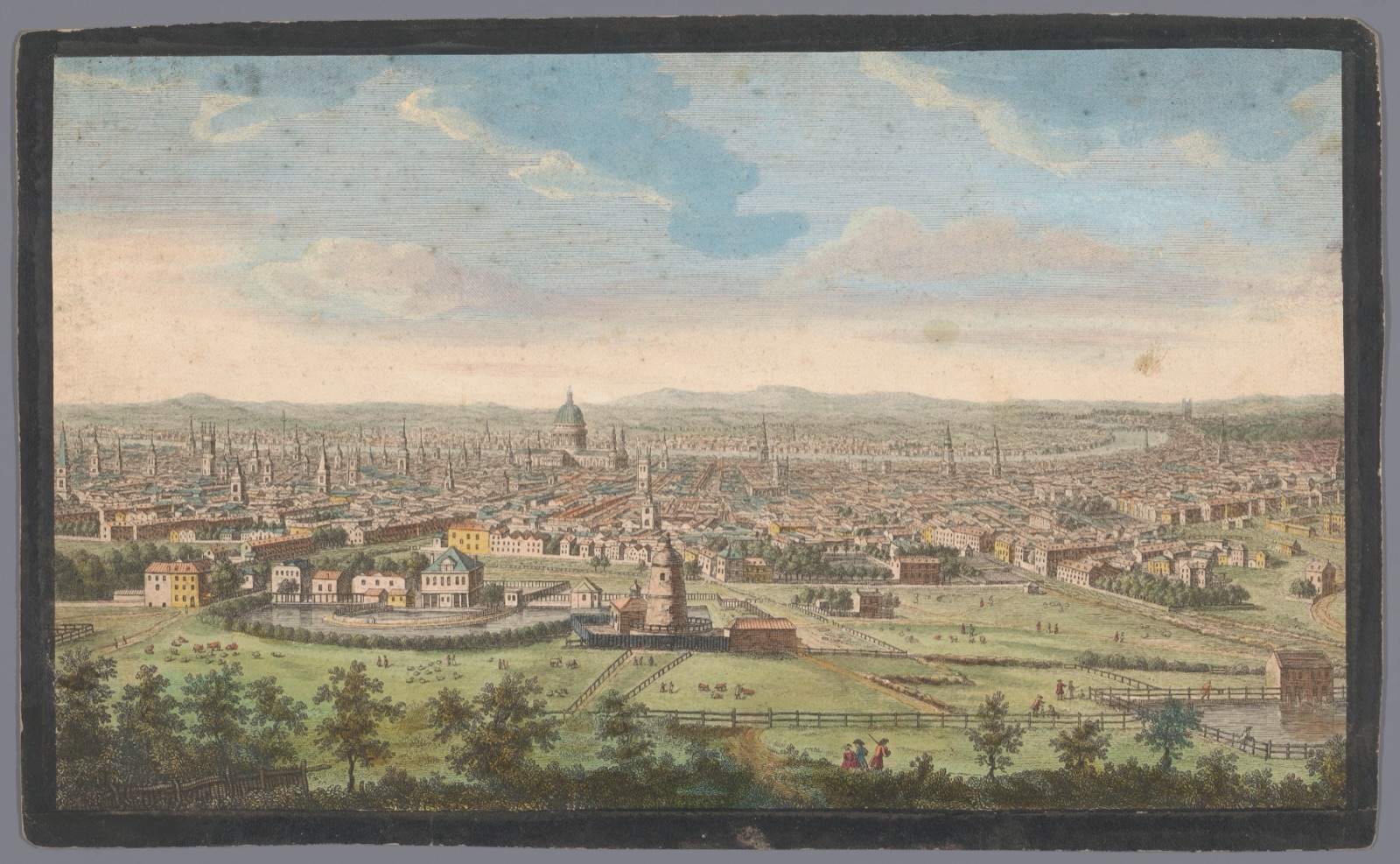 Londen — Henry Overton (II) (possibly) (publisher); Robert Sayer (publisher); Stevens (printmaker)