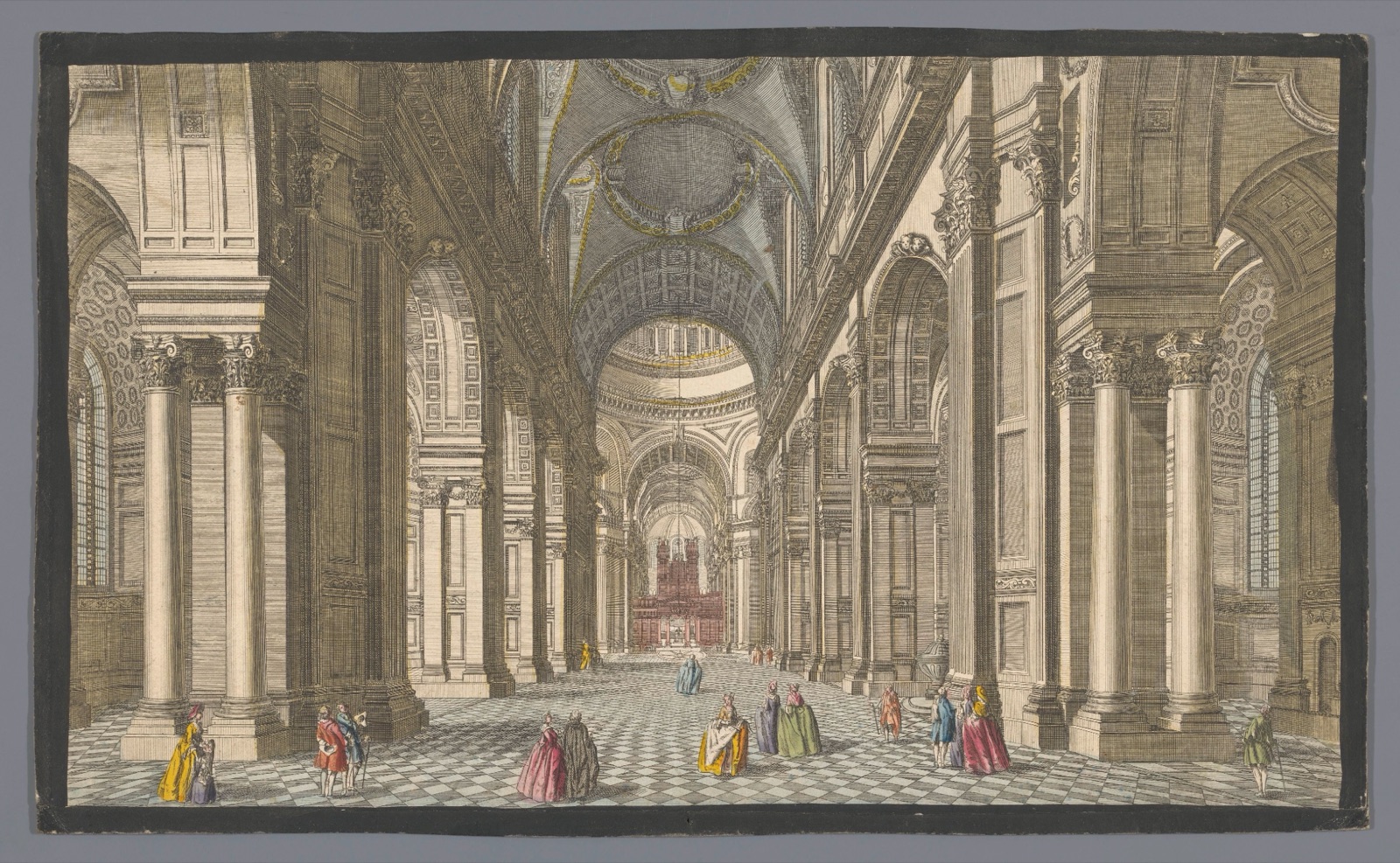 Londen — John Miller, England (possibly) (printmaker); Robert Sayer (publisher)