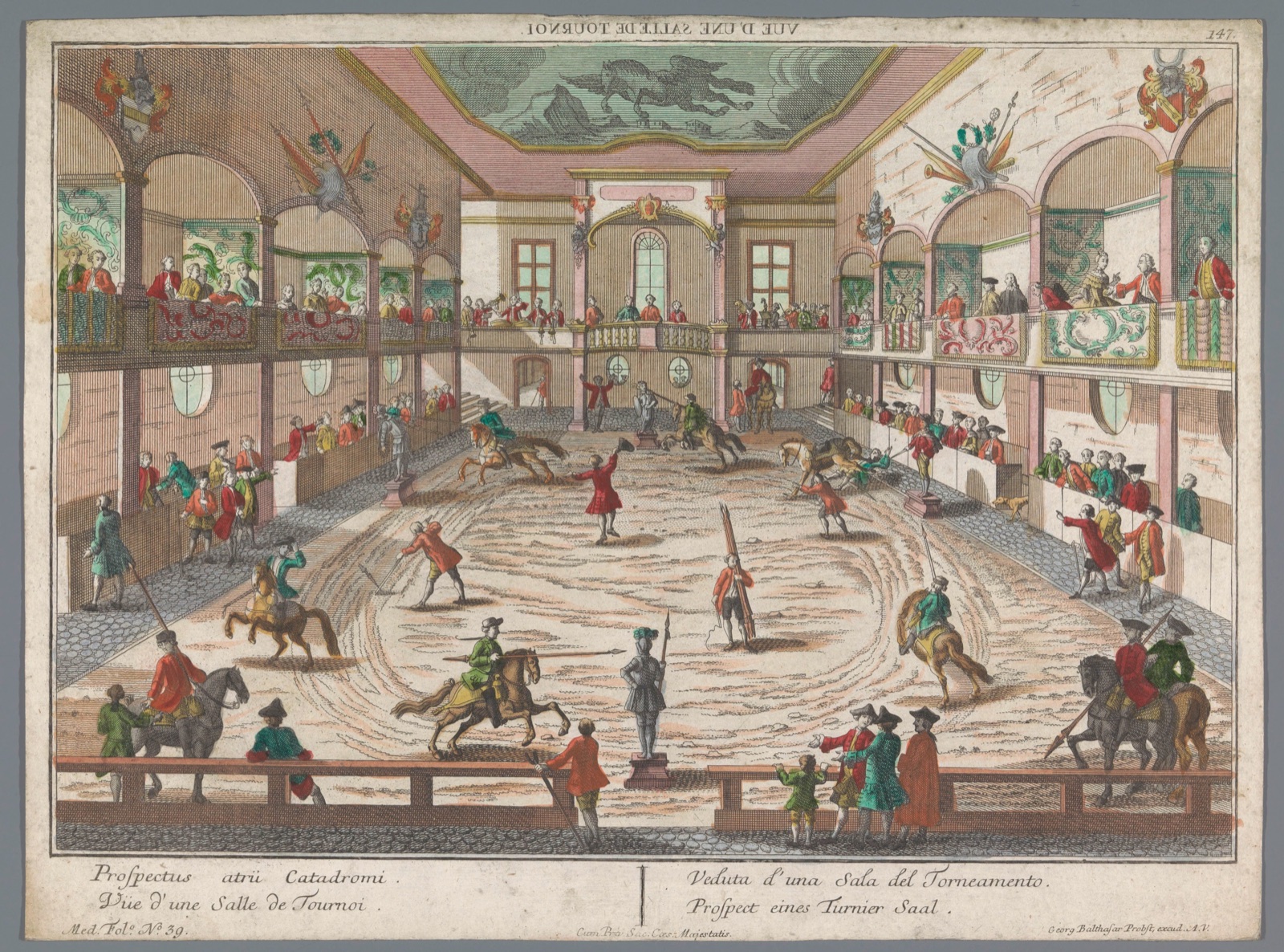 Toernooi- en schermscholen — Georg Balthasar Probst (publisher)