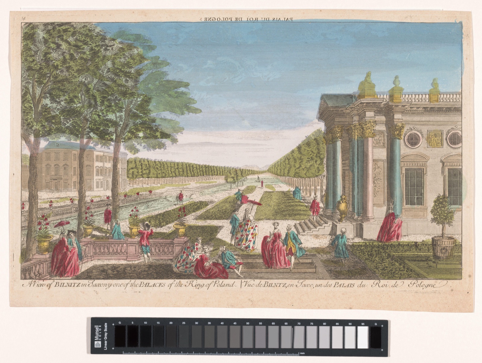 A view of Bilnitz in Saxony one of the palaces of the king of Poland