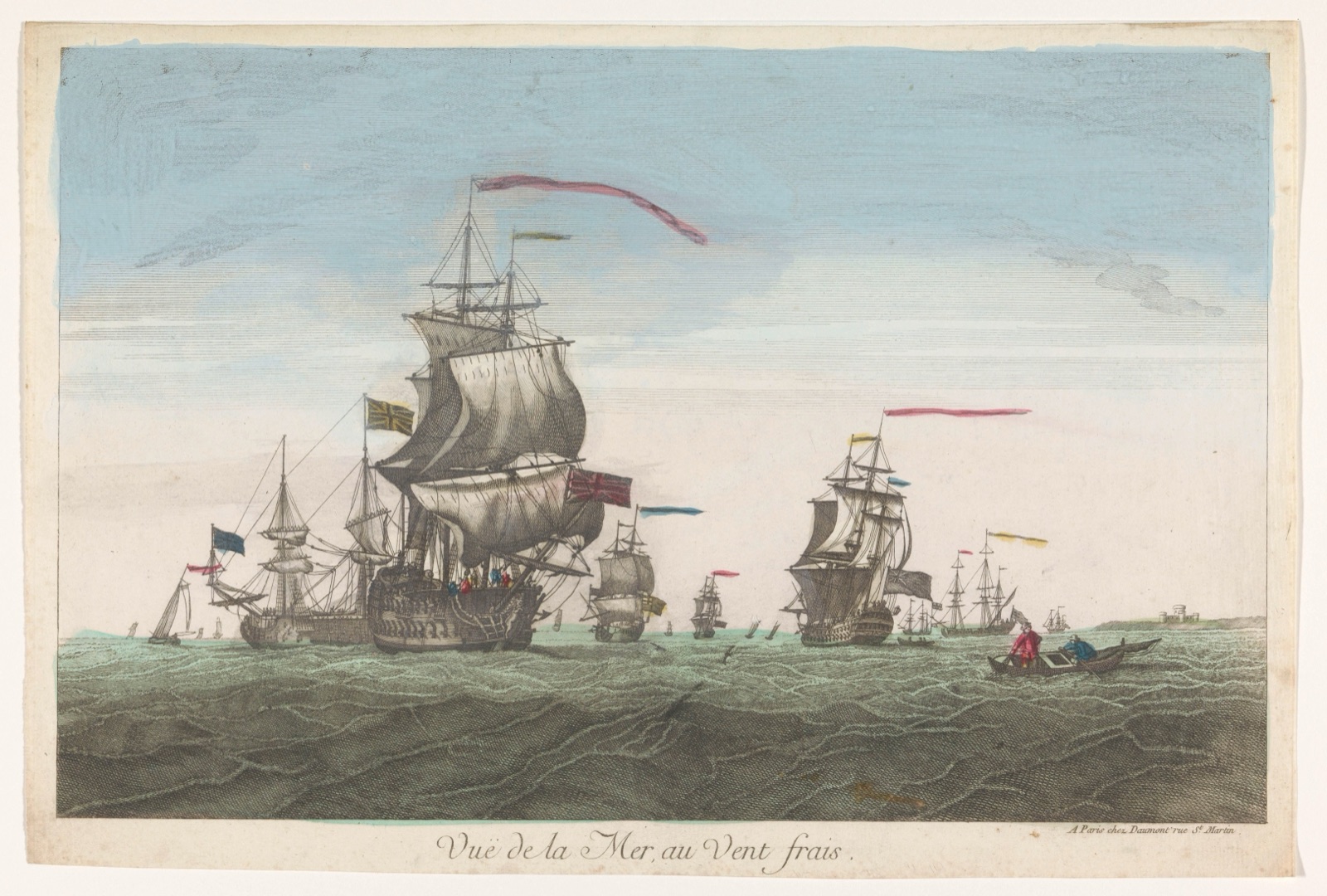 Vuë de la mer au vent frais — Jean-François Daumont (publisher)