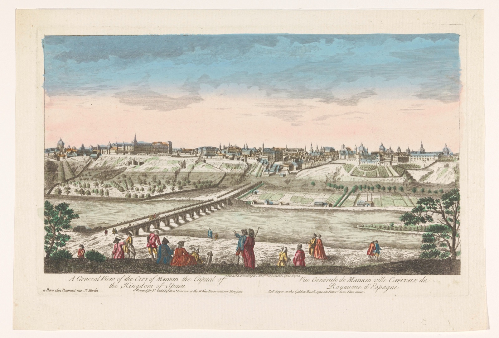 A general view of the city of Madrid the capilal of the kingdom of Spain — Jean-François Daumont (publisher)