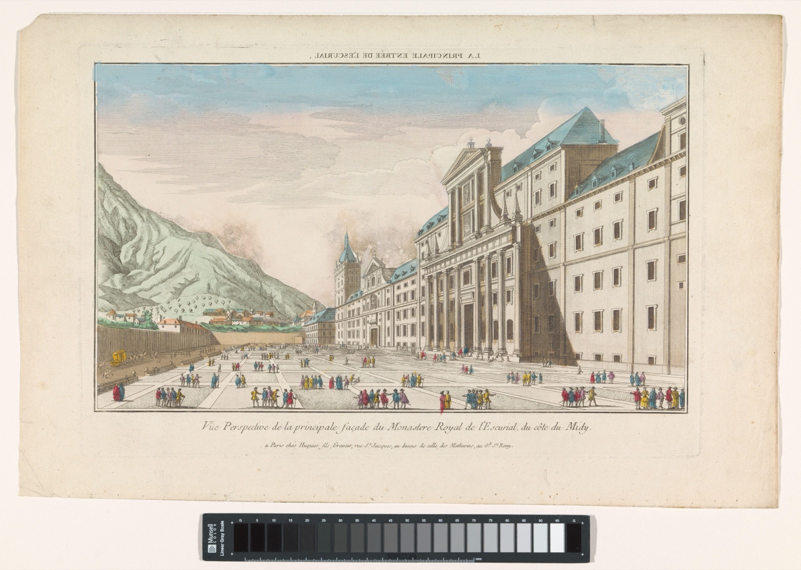 La principale entrée de l'Escurial — Jacques Gabriel Huquier (publisher)