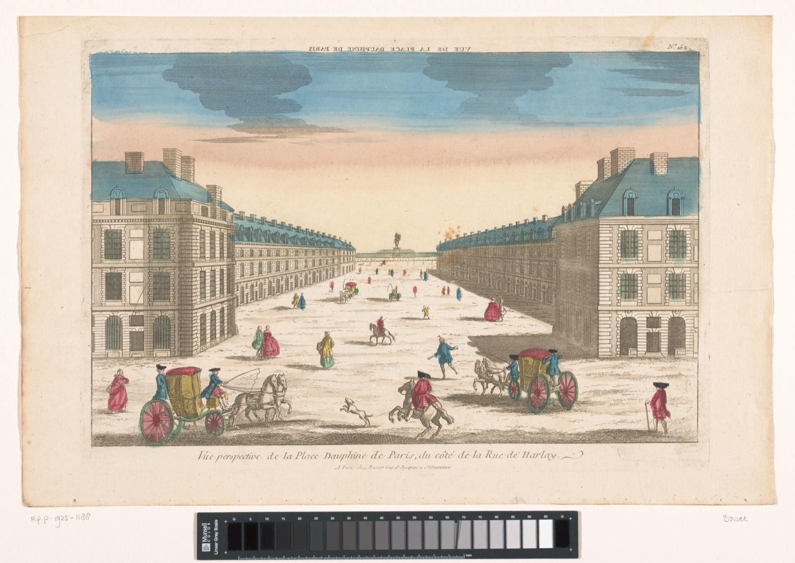 Vue de la Place Dauphine de Paris — Basset (publisher)