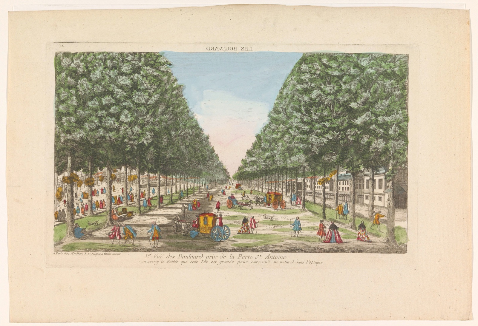 Les boulvard — Louis-Joseph Mondhare (publisher)