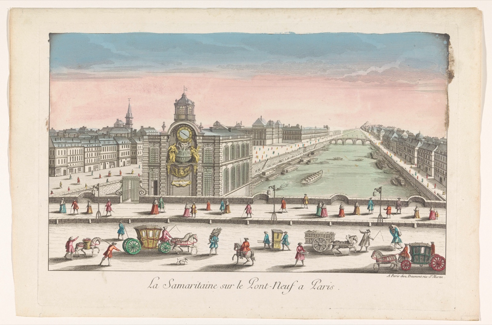 La Samaritaine sur le Pont-Neuf a Paris — Jean-François Daumont (publisher)