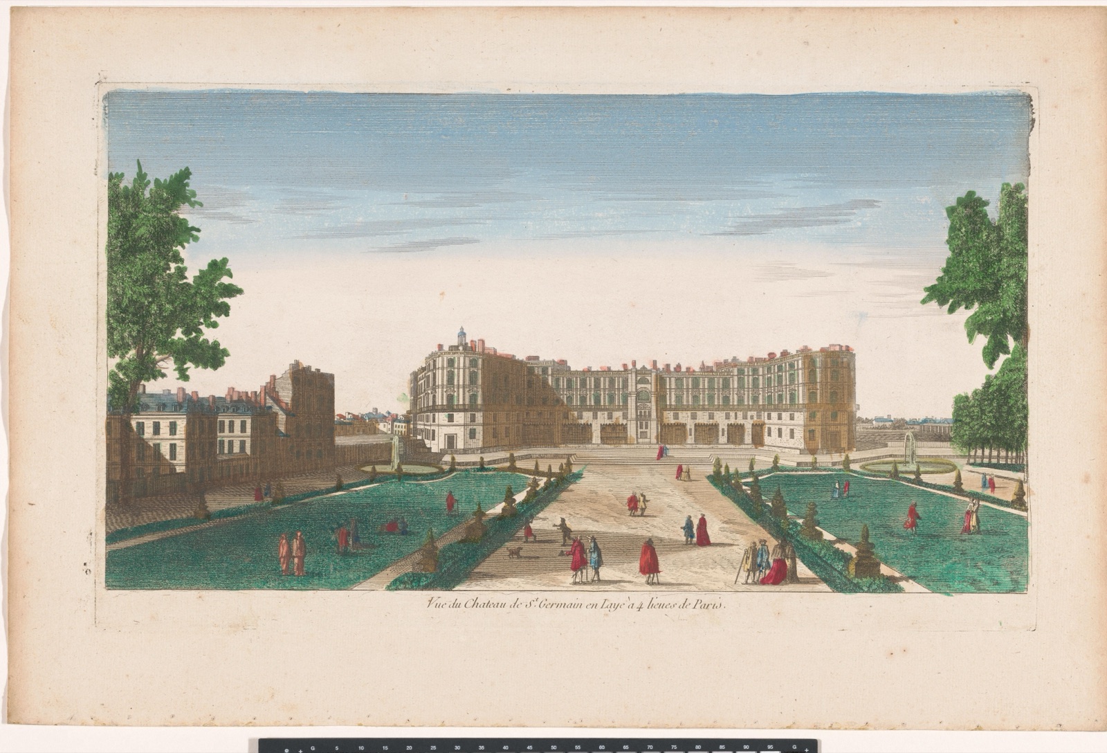 Vue du Chateau de St. Germain en Laye à 4 lieues de Paris