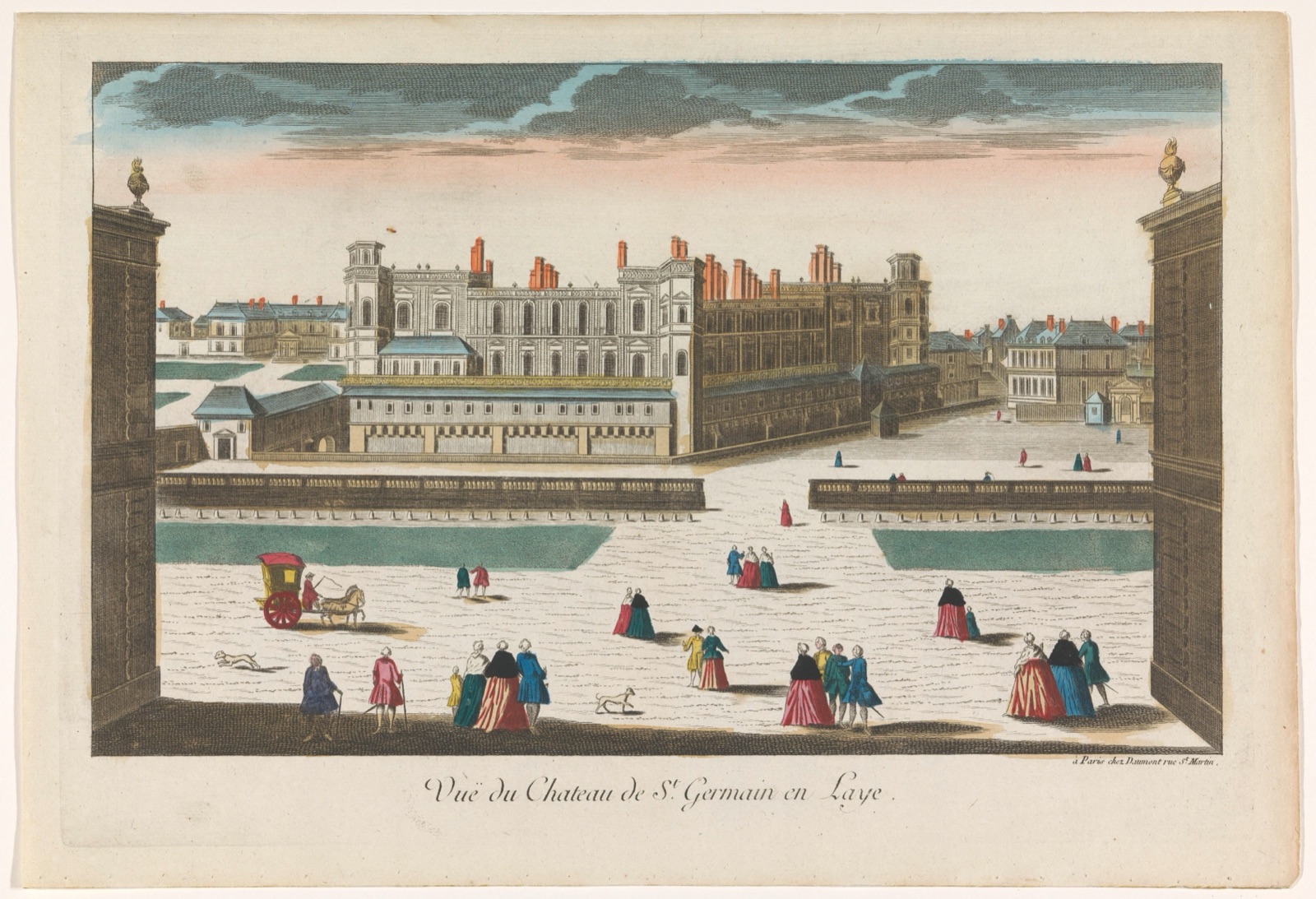 Vuë du Chateau de St. Germain en Laye — Jean-François Daumont (publisher)