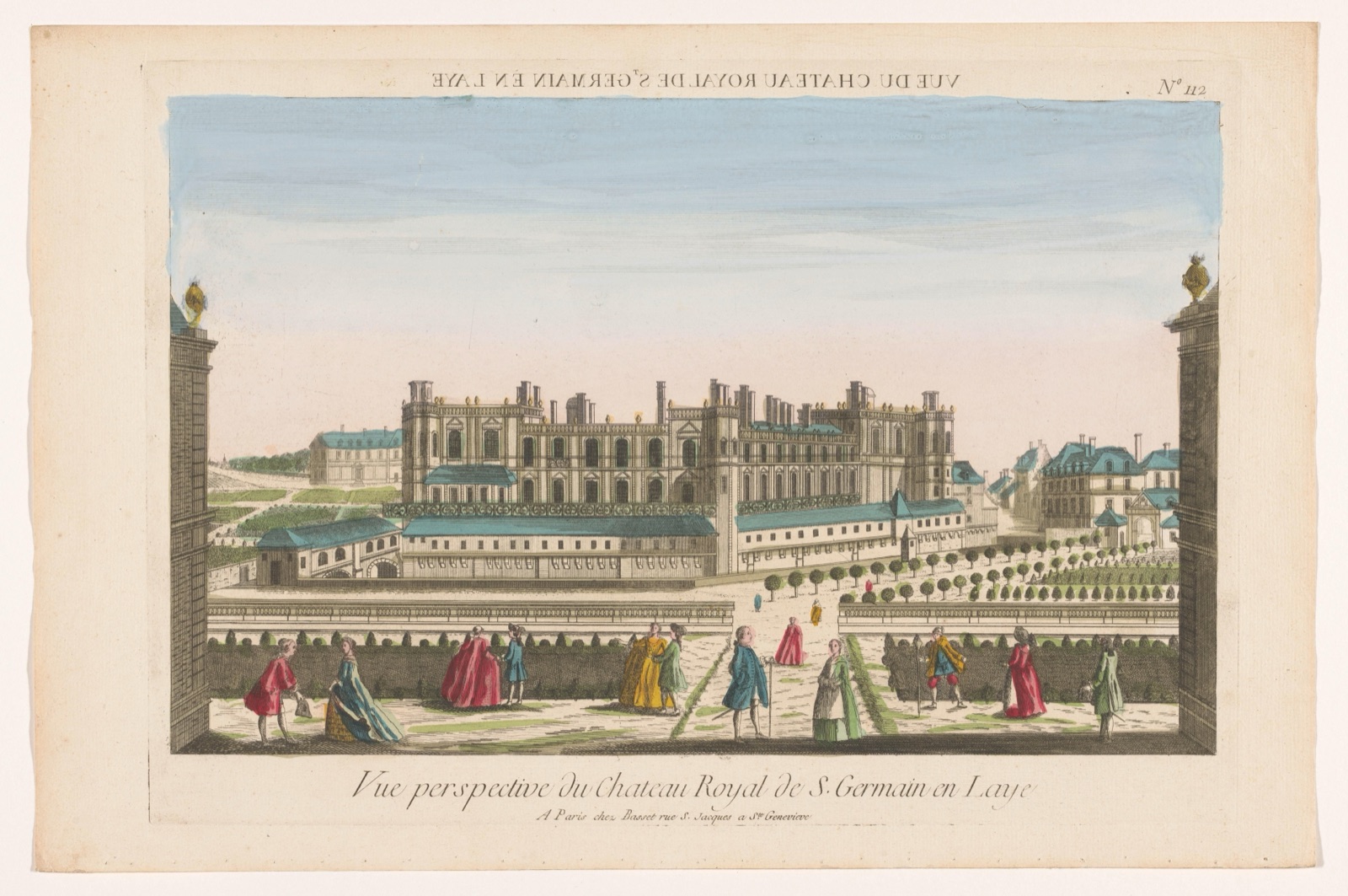 Vue du Chateau Royal de St Germain en Laye — Basset (publisher)