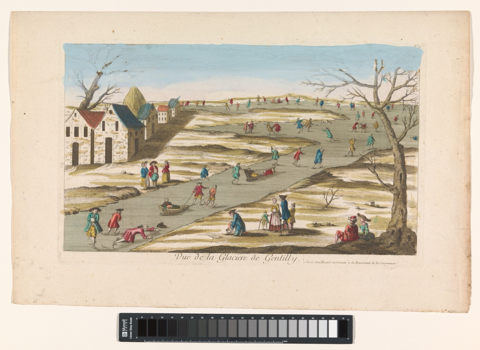Vue de la Glaciere de Gentilly — Mesard (publisher)