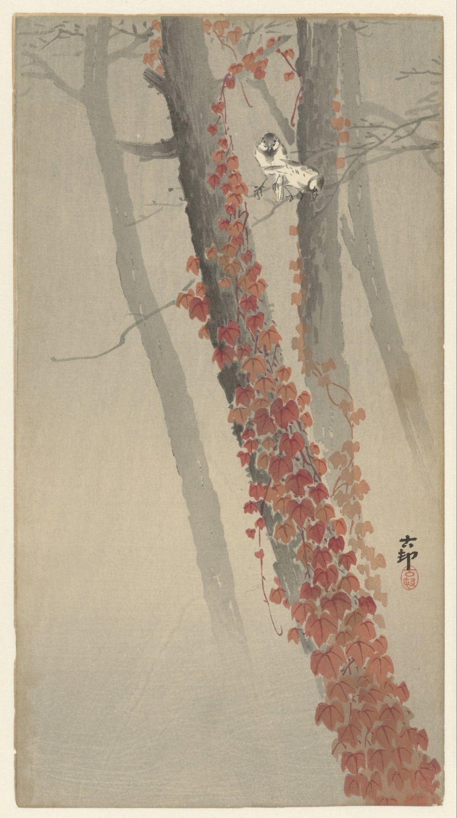Rode klimop — Ohara Koson (printmaker); Matsuki Heikichi (publisher)