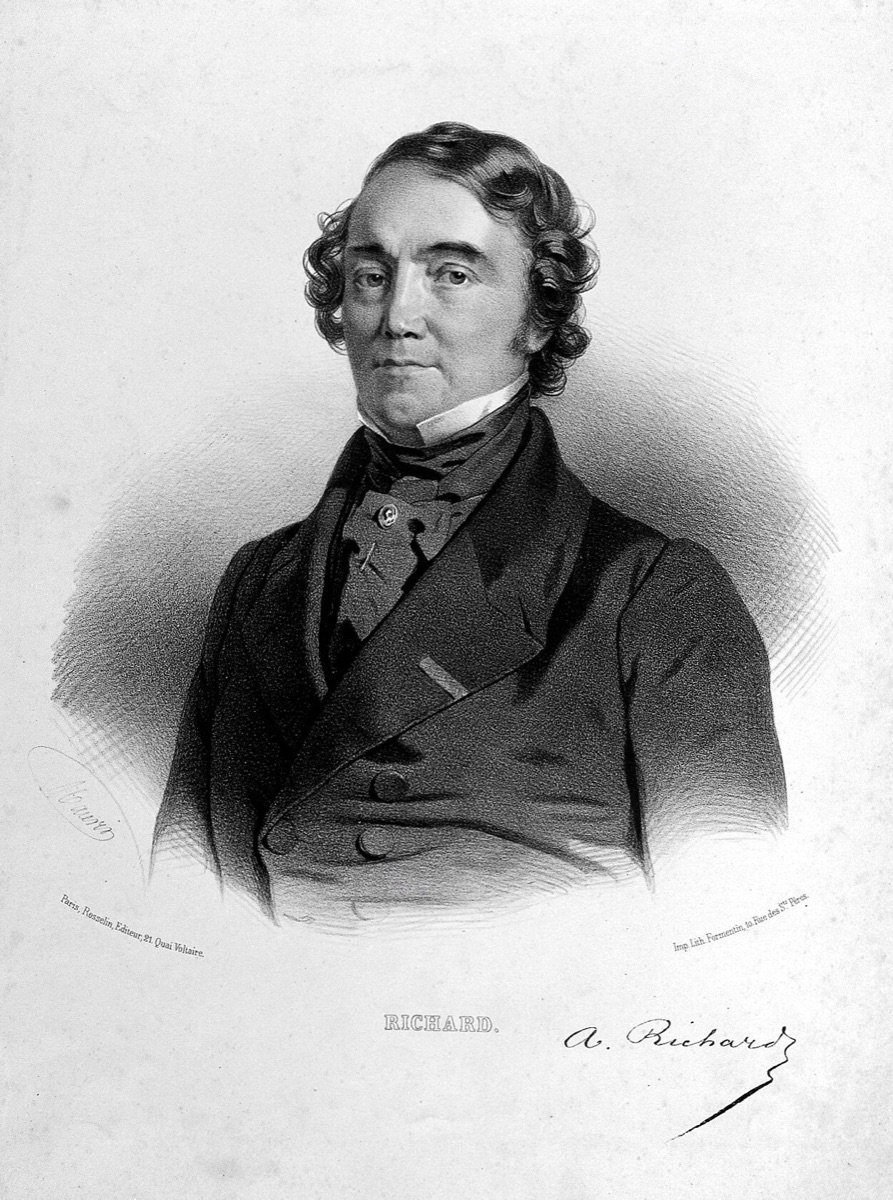 Achille Richard. Lithograph by N.-E. Maurin. — Nicolas Eustache Maurin; Formentin, Melle.